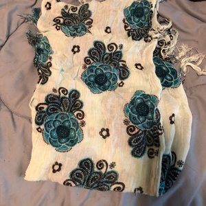 Flower scarf